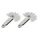 thumbnail image 1 of Medidores De Paso De 60, Calibre De Rosca, Marcas Claras Métricas, Portátiles, 2 Piezas Para Medición Industrial Para Calibración De Tornillos, 1 of 7