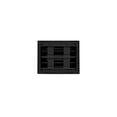 thumbnail image 2 of BUILDMART - 6x4 Modern AC Vent Cover - Decorative Black Aluminum Air Vent - Standard Linear Slot Diffuser - Heating and Cooling Register Grille for Ceiling, Walls & Floors - Texas Buildmart, 2 of 8