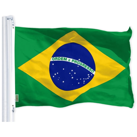 Flag G128 Brazil Brazilian 150D Polyester 90x150cm Indoor/Outdoor