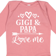 thumbnail image 4 of Inktastic Gigi and Papa Love Me Boys or Girls Long Sleeve Baby Bodysuit, 4 of 5