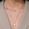 thumbnail image 4 of Personalidad chapado en oro dorado collar en forma de N cadena natural collar femenino de moda collar de perlas collar gargantilla con colgante hecho a mano colgantes, 4 of 8