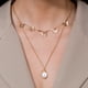 thumbnail image 4 of Personalidad chapado en oro dorado collar en forma de N cadena natural collar femenino de moda collar de perlas collar gargantilla con colgante hecho a mano colgantes, 4 of 8
