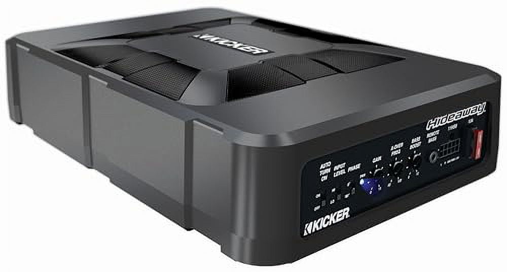 New Kicker 8" 51HS8 8" 150 Watts RMS Hideaway Compact Powered Subwoofer Enclosure