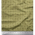thumbnail image 1 of Soimoi Cotton Poplin Fabric Geometric Small Fabric Prints by Yard 42 Inch Wide, 1 of 3