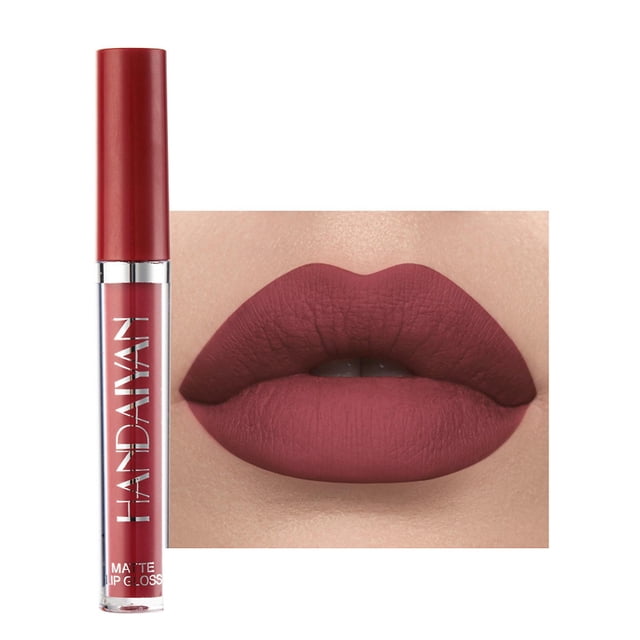 5 Lápiz labial líquido mate Taza antiadherente de larga duración que no se decolora Brillo de labios resistente al agua