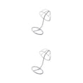 thumbnail image 1 of Minnieouse 12'' Metal Wigs Holder Stand Caps Hanger Display Rack Hats Holder Type2 NO2, 1 of 6