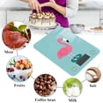 thumbnail image 4 of Flamingo in Blue Food Scale Digital Kitchen Scale Waterproof Tempered Glass Tare Function 11 lb for Baking Cooking Meal Prep, 4 of 7