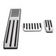 thumbnail image 2 of JUEGO DE PEDAL DE PIE, ANTISLIP DE LARGA DURACIO 3 PPCS CUBIERTA DE ALMOHADILLA DE PIE ACELERADOR DE GOMA RETENTE AL REPOSAPIÉS DE FRENO PARA EL MODELO S X LHD CAR, 2 of 7