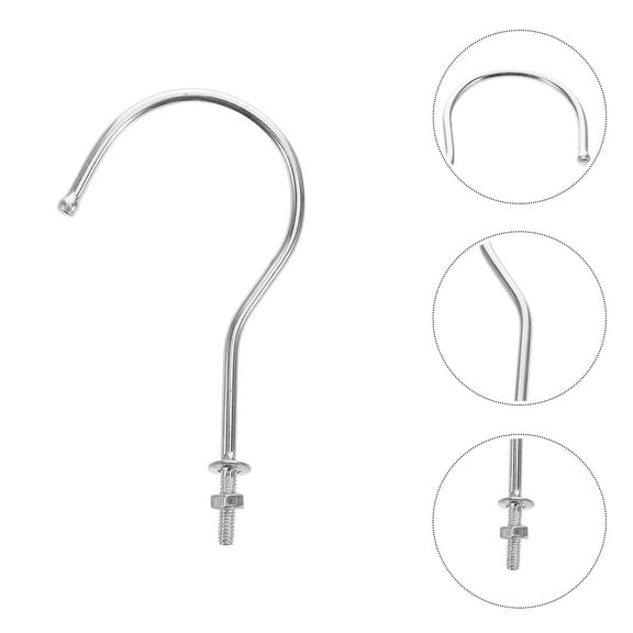 Hemoton 10pcs Replacement Heavy Duty Adjustable Metal Hooks For Mannequin S Hooks For Clothing Rack Jewelry Purse Wardrobe Home And Retail Use