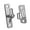 2 silver, variant on Yammee Steel Gate Hinges High Capacity Door Hinges Upgrades Hinges for Farm & Yard Gate