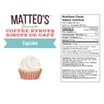 thumbnail image 5 of Matteo's Sugar Free Coffee Syrup, Cupcake, 750mL, 0 Calories, 0 Sugar, (Single Bottle), 5 of 5