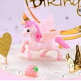 thumbnail image 2 of Heytea Figurines Miniatures de Licorne Cheval Figurine d'Animal Décoration de Jardin Féerique 4 Pcs, 2 of 5