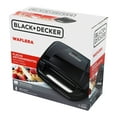 thumbnail image 2 of BLACK+DECKER Electric Waffle Maker, Nonstick, Black, 2 of 6