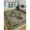 thumbnail image 1 of Wali Chugtai Lt. Grey/Black Rug, 8'4" x 10'2", 1 of 7