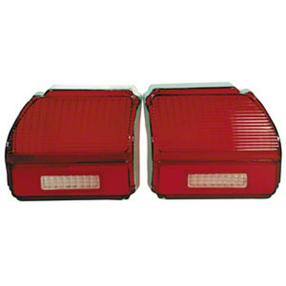 DRIVER AND PASSENGER SIDE PAIR OF TAIL LIGHT LENSES FOR ALL EXCEPT    WAGON MODELS