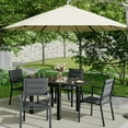 thumbnail image 5 of WildBreak Outdoor Aluminum Dining Arm Chairs 29.13 x 21.26 x 37"- Set of 2, Gray, 5 of 5