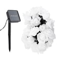 thumbnail image 1 of 30 lámparas LED Zhivalor energía solar flores de rosas cadena de luces blanco puro, 1 of 8