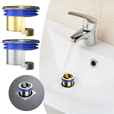 

2Pcs Shower Floor Drain Insert Drain Floor Drain backflow Preventer Toilet Floor Drain Deodorizing Core Floor Drain Core Shower Floor Drain Backflow Preventer Quick Drainage