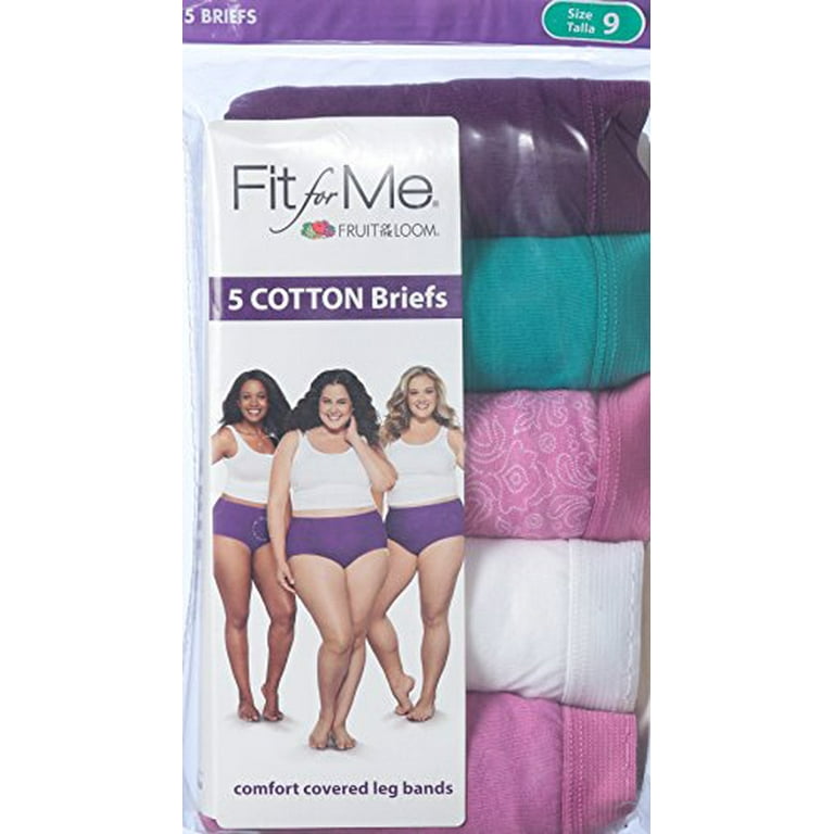 Fruit of the Loom womens Tag Free Cotton Panties (Regular & Plus Size)  Briefs, Brief - 12 Pack Assorted Colors, 7 US price in UAE,  UAE