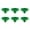 6 pack, variant on Ywmsfl 6/12Pcs Sprinkler Head Guard Protector Damage Trimmers Green Outdoor Sprinkler Sprayer Guard
