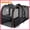 Black, variant on Lekesky Black Expandable Pet Backpack Carrier for Cat Dog Travel, Max Airflow 4 Entrances Fold Flat Holds up to 18 lbs with Safety Leash