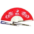 thumbnail image 4 of Abanico de Tai Chi chino tradicional Lucha de Kung Fu de acero inoxidable, 4 of 8
