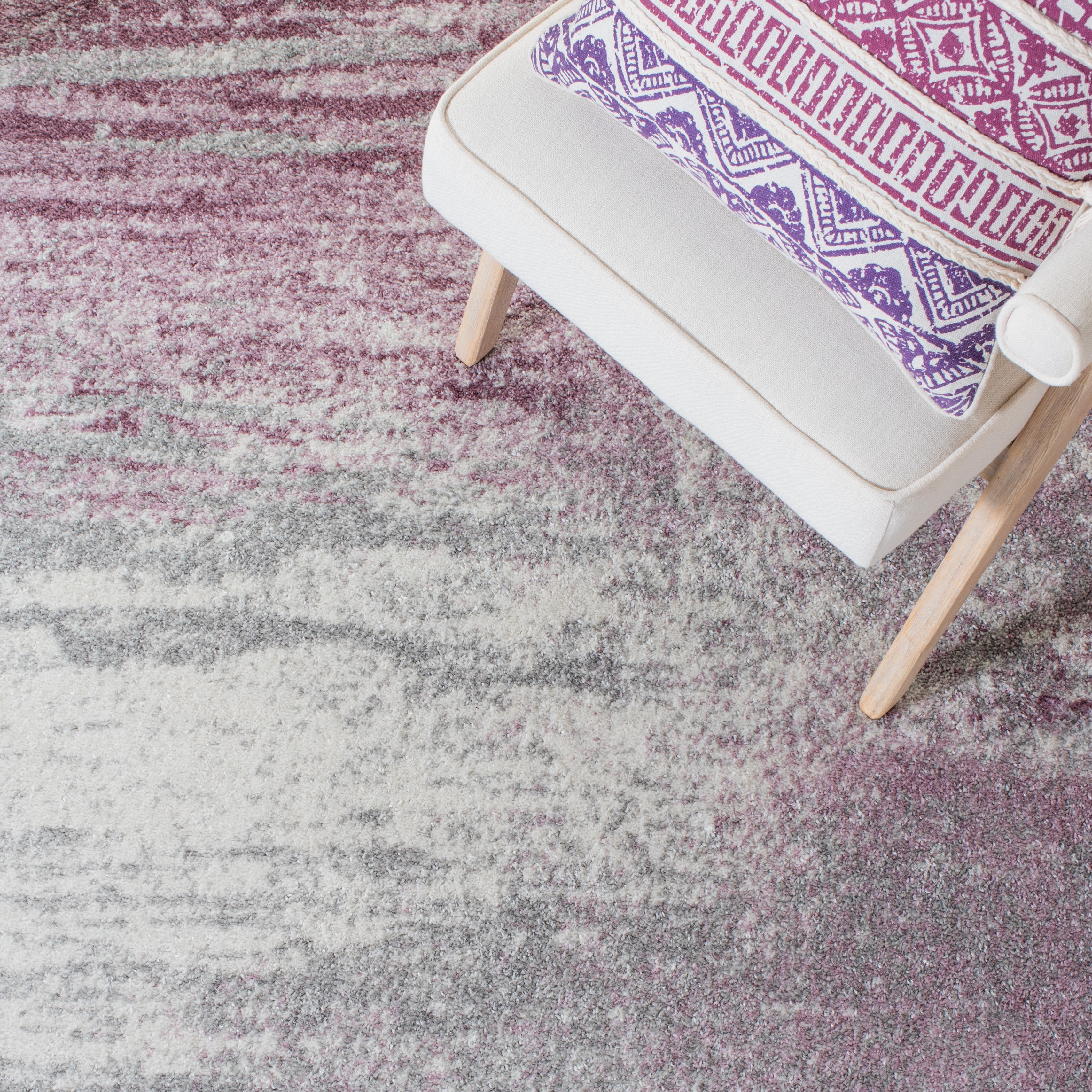 Safavieh Adirondack Rudyard Abstract Ombre Area Rug, Gray/Purple, 6' x 8'