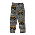 thumbnail image 5 of Bingfone Pajamas For Women,Construction Machines Pajama Pants With Pockets-Medium, 5 of 9