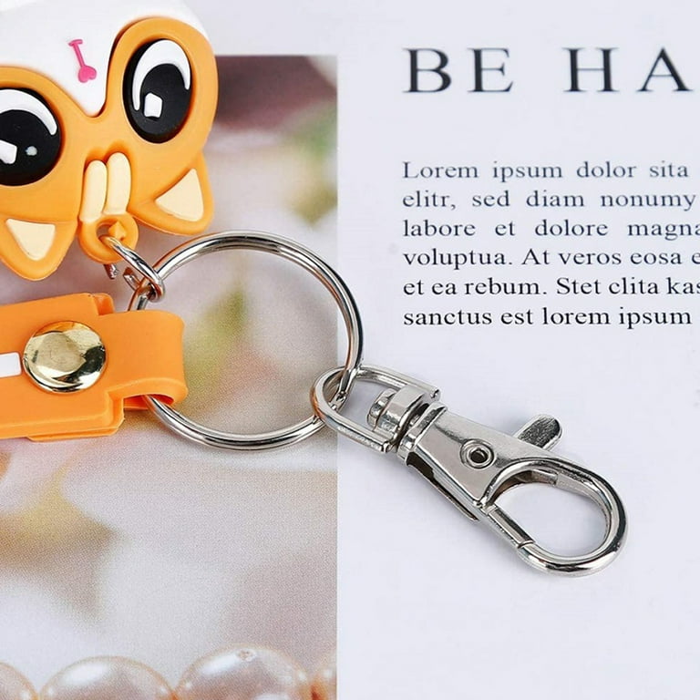 100 PCS Swivel Clasps Lanyard Snap Clip Hooks Lobster Claw 