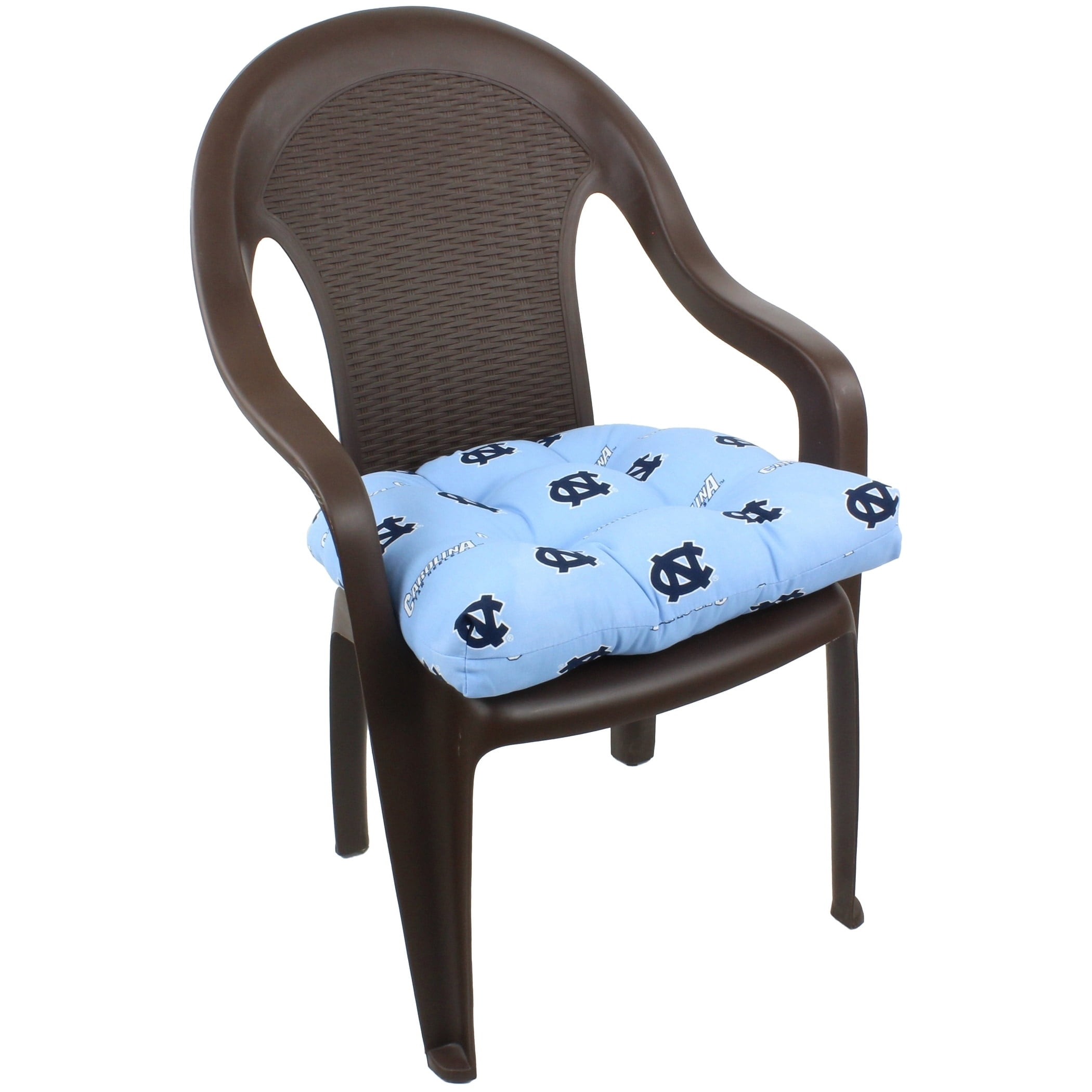 College Covers North Carolina Tar Heels Patio Seat D Cushion 20" x 20", 2 Tie Backs