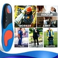 thumbnail image 6 of DACAT Work Insoles Gel Boot Insoles for Work - Plantar Fasciitis Insoles for Standing All Day - Orthotics Distribute Foot Pressure Helps Relieve Heel Pain, Heel Spurs, Plantar Fasciitis ( One Pair), 6 of 7