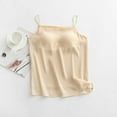 thumbnail image 2 of Tnhcen Women's Summer Lightweight Chiffon V-Neck Camisole with Built-in Bra Sleeveless Sleep Slip Dress for Women S-XL, 2 of 9