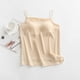 thumbnail image 1 of Pijama de manga corta para mujer, de gasa, con cuello en V y tirantes, para verano. Blusa de poliéster para mujer., 1 of 9