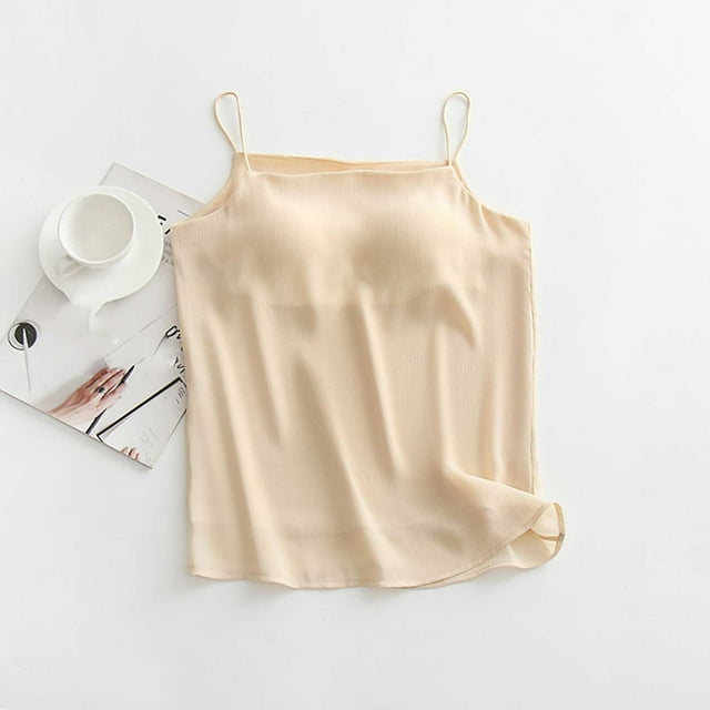 Pijama de manga corta para mujer, de gasa, con cuello en V y tirantes, para verano. Blusa de poliéster para mujer.