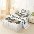 thumbnail image 2 of Erosebridal Happy Camping Twin Sheet Sets For Camper Lover,Old Bran Door Bedding For Kids 3-Piece, 2 of 6