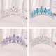 thumbnail image 3 of Zhuge Tiara de boda para novia, diadema de princesa, corona nupcial, joyería para el cabello con diamantes de imitación de cristal, decoración para novia, cumpleaños, graduación, boda (blanco), 3 of 4