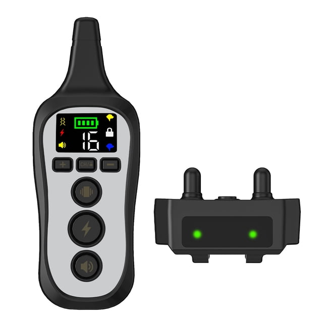 Dog Collar Barker, Remote Control Dog Trainer Ultrasonic Electric Shock Collar Dog Training Equipment