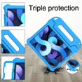 thumbnail image 2 of iPad Air 5th/4th Generation Case for Kids (10.9", 2022/2020), iPad Pro 11 Inch Case 2021/2020/2018 w/Screen Protector & Pencil Holder, Shockproof Handle Stand Cover, 2 of 7