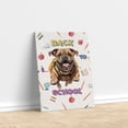 thumbnail image 3 of Back to School Cute Bullmastiff Vertical Matte Canvas Poster Dog Lover Wall Art Home Decor - 13010, 3 of 5