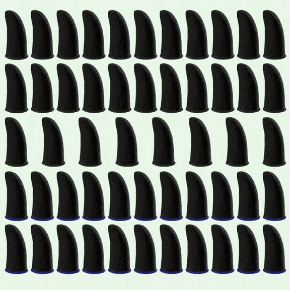 High Sensitivity Finger Sleeves for Mobile Gaming, Carbon Fiber Touch Screen Thumb Sleeve