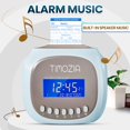 thumbnail image 3 of TIMOZIA Time Clocks for Employees Small Business, Auto-Align Time Clock, 6 Punches per Day Time Card Machine, Time Clock Punch Machine with 100 Time, 3 of 8