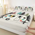 thumbnail image 4 of Erosebridal Teens Happy Camping Full Size Sheets 4-Piece,RV Car Bed Sheets for Kids Girls Boys,Super Cozy Room Decor, 4 of 5
