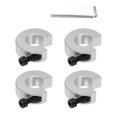thumbnail image 1 of Linear Rail Limit Fixing Rings, 4pcs 12mm SBR12 Linear Rail Stop Collars Anti-Collision Block Stopper Fixing Rings, 1 of 5