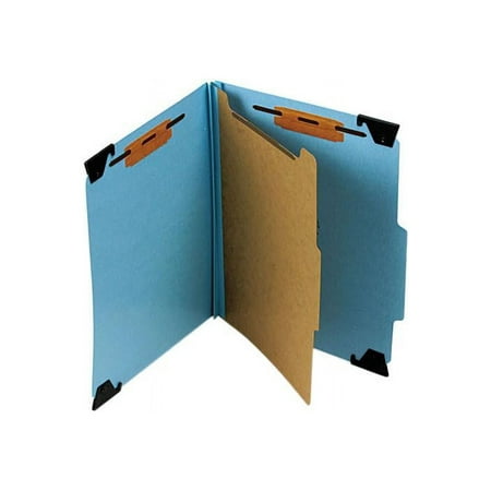 UPC: 0086486651059 | Smead 65105 Four Section Hanging Classification Folder  Pressboard/Kraft  Letter  Blue