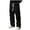 c-290Black1168, variant on Men Casual Pants With Panel Design Comfortable Stretch Fabric Tapered Fit Everyday And Outdoor Activities Male Relaxed Fit Solid Color Slacks