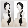 thumbnail image 2 of Peluca larga para cosplay con diseño de princesa Jasmine, negra, trenzada, 75 cm, 2 of 3