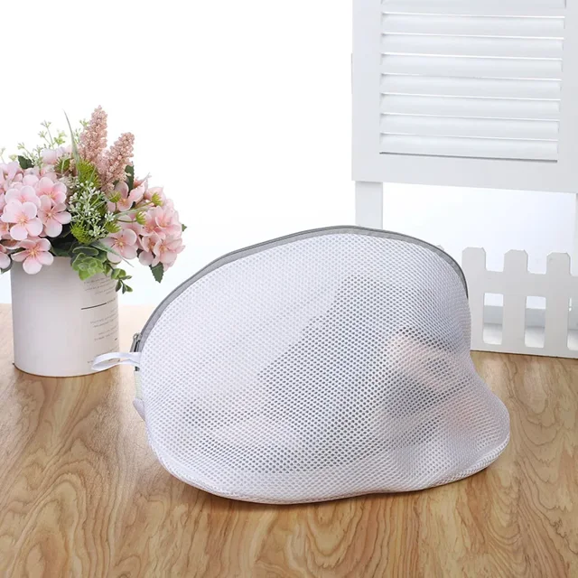 Mesh Laundry Bag Washing Machine Shoes Bag with Zips Travel Shoe Storage Bags Protective Clothes Storage Box Organizer Bags DMH