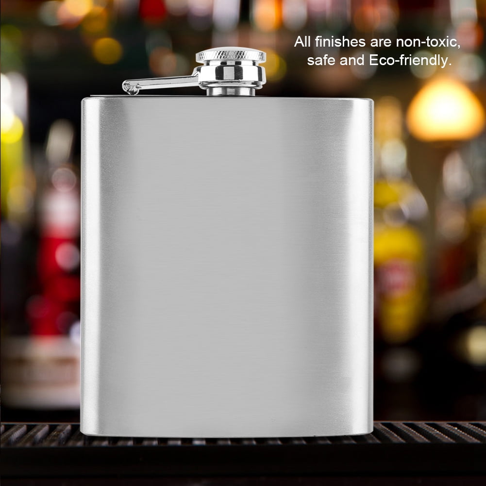 Rdeghly Stainless Steel Flask Pocket Bottle for Whiskey Liquor Wine