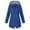 Blue, variant on Pntutb Womens Solid Rain Jacket Outdoor Jackets Hooded Raincoat Windproof