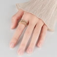 thumbnail image 2 of Gold Plated Ring - Adjustable Open Rings For Statement Jewelry, 2 of 3